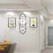 Modern Silent Pendulum Wall Clock With Solid Wood Dial For Living Room Decor 3