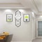 Modern Silent Pendulum Wall Clock With Solid Wood Dial For Living Room Decor 3