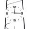 Modern Silent Pendulum Wall Clock With Solid Wood Dial For Living Room Decor 8