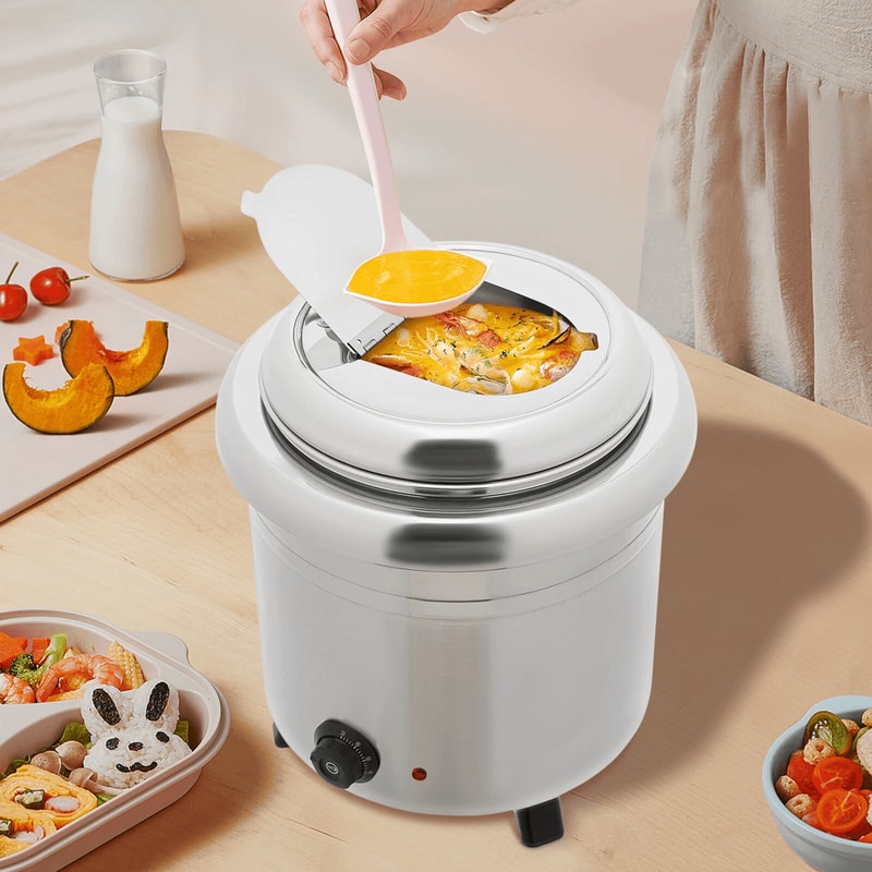 Tabletop Soup Warmer And Beverage Dispenser For Parties Cafes And Catering 1