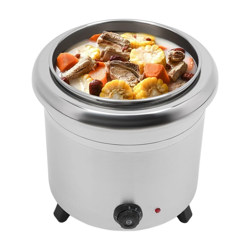 Tabletop Soup Warmer And Beverage Dispenser For Parties Cafes And Catering 3