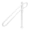 Heavy Duty Outdoor Stair Handrail For White Metal Safety Railing 12