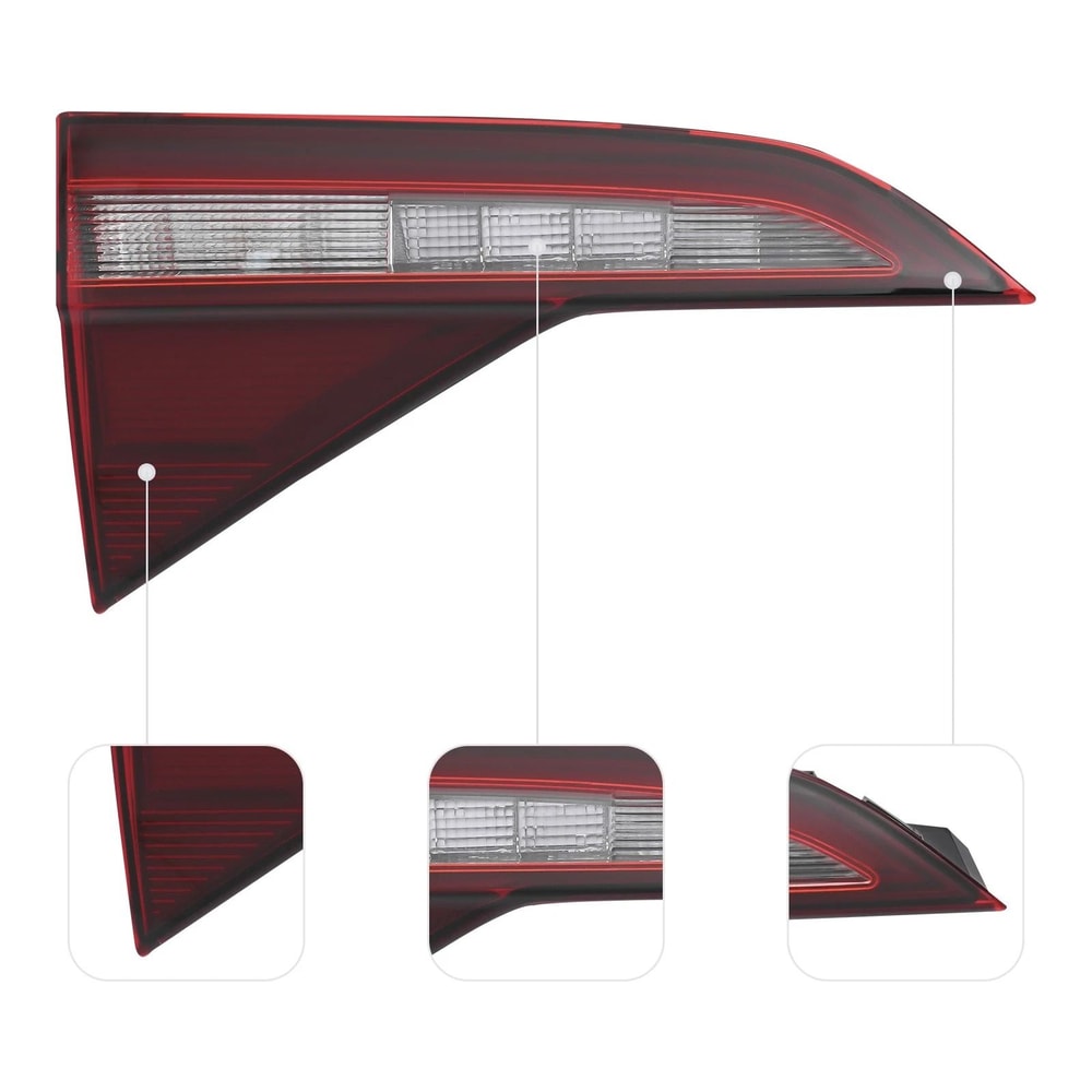 Left Inner LED Tail Light For Volkswagen Jetta Driver Side Replacement 3