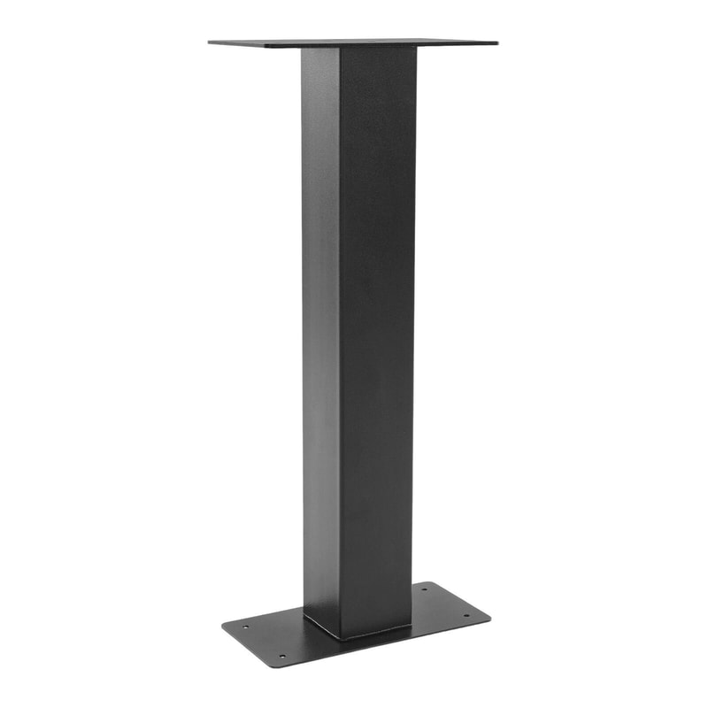 Heavy Duty Steel Ground Mounted Mailbox Post For Outdoor Curbside Installation 12