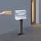 Heavy Duty Steel Ground Mounted Mailbox Post For Outdoor Curbside Installation 0
