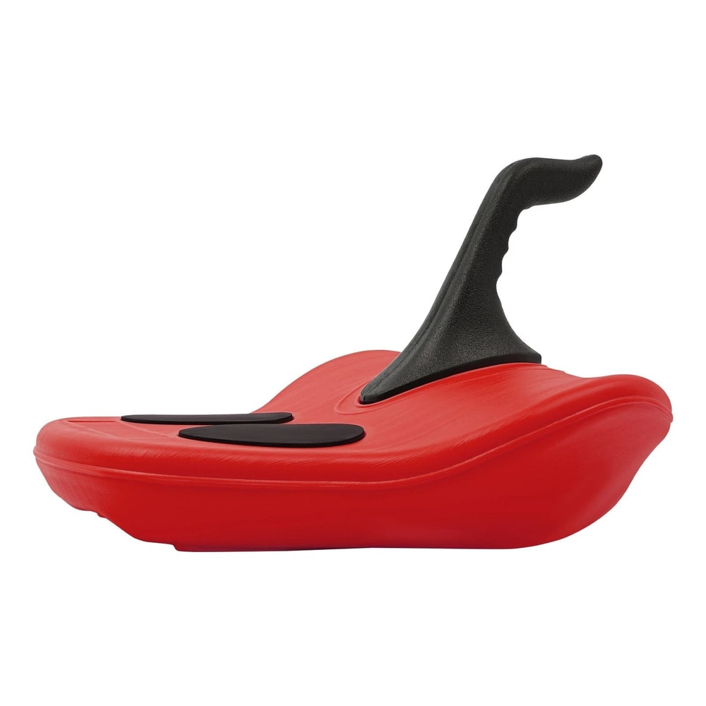 Red Portable Snow Sled With Handle For Kids And Adults 3