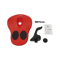 Red Portable Snow Sled With Handle For Kids And Adults 5