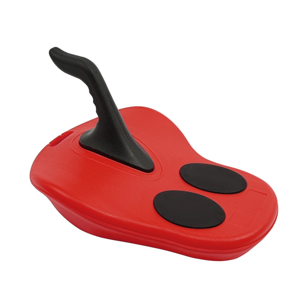 Red Portable Snow Sled With Handle For Kids And Adults 6