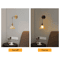 Vintage Wall Lamp Set With Gold Glass Indoor Wall Sconce Design 3