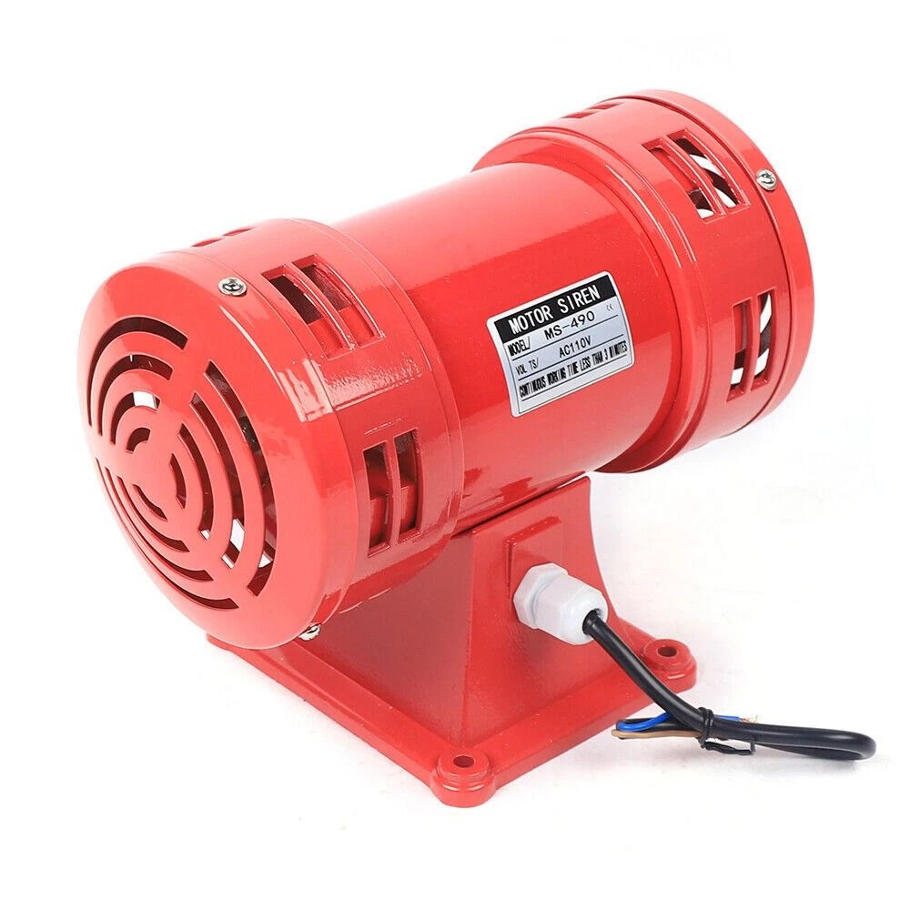 Industrial Air Siren Motor Driven Air Raid Horn 8