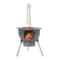 Portable Wood Stove Camping Wood Burning Stove With Chimney Pipe For Outdoor BBQ 8