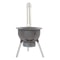 Portable Wood Stove Camping Wood Burning Stove With Chimney Pipe For Outdoor BBQ 15