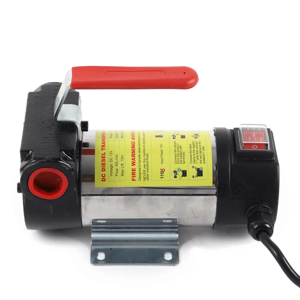 Portable Diesel Transfer Pump Self Priming Fuel Pump Kit 7