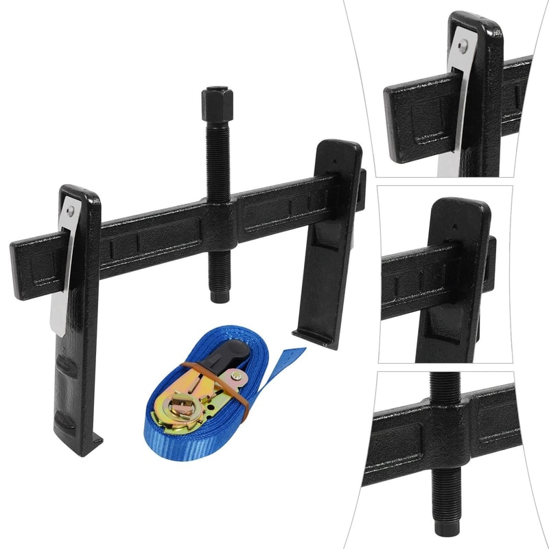 Drum Brake Hub Puller Heavy Duty Steel Drive Wheel Puller With Nylon Strap 6