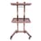 Rose Gold Salon Trolley Cart With Folding Rolling Tray For Barber Shop And Beauty Station 11