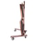 Rose Gold Salon Trolley Cart With Folding Rolling Tray For Barber Shop And Beauty Station 9