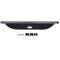 Kia Seltos Cargo Cover Rear Trunk Security Shield Shade Black 6