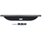 Kia Seltos Cargo Cover Rear Trunk Security Shield Shade Black 6