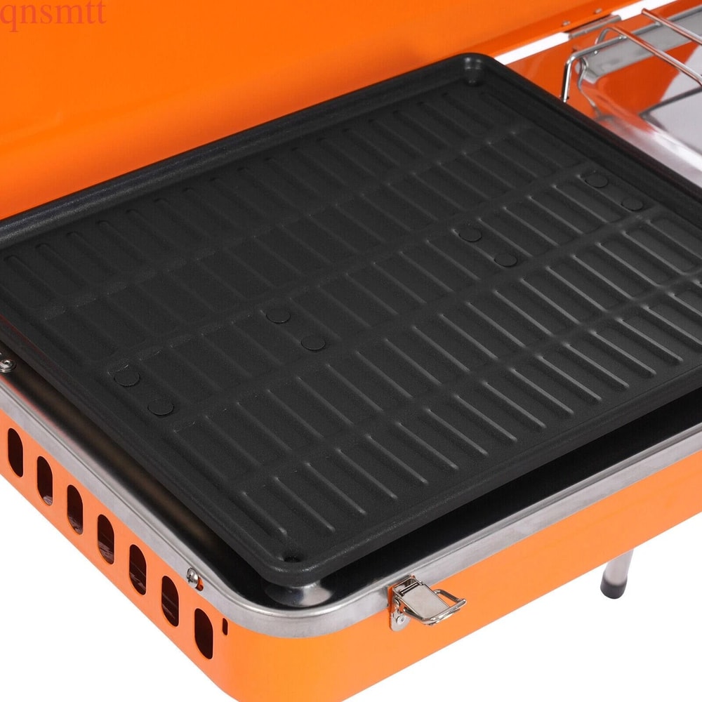 Portable Gas Grill Camping BBQ Stove For Outdoor Cooking 11