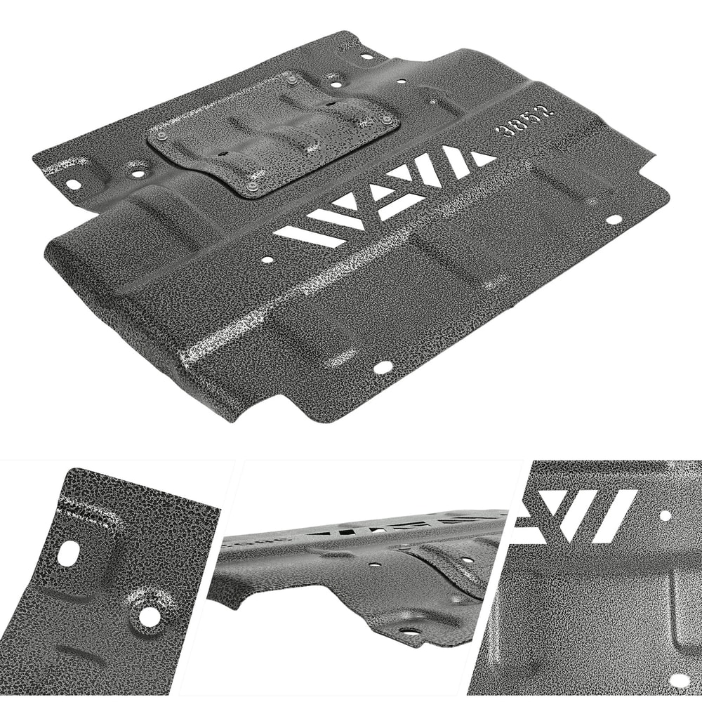 Black Lower Front Splash Shield 12