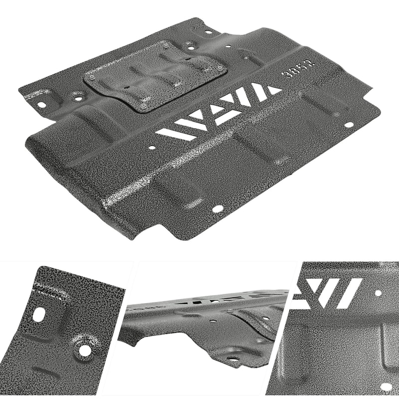 Black Lower Front Splash Shield 12