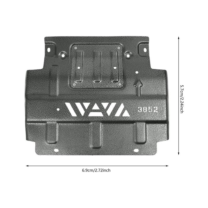 Black Lower Front Splash Shield 15