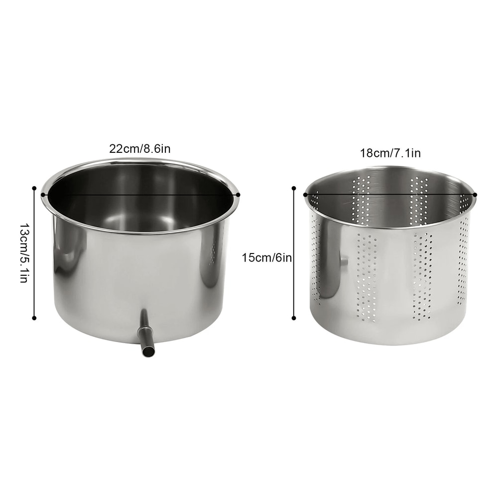 Stainless Steel Fruit Press Manual Juice Extractor For Wine Cider And Fresh Juice 11