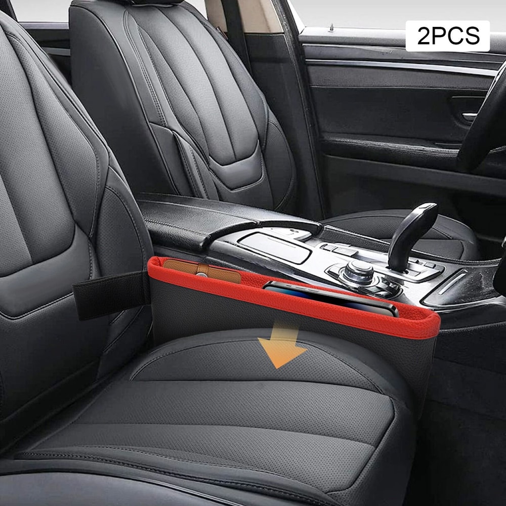 Car Seat Gap Organizer Console Side Pocket Seat Catcher Holder 5