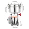 Commercial Spice Grinder Electric Grain Mill For Fast Dry Grinding 15