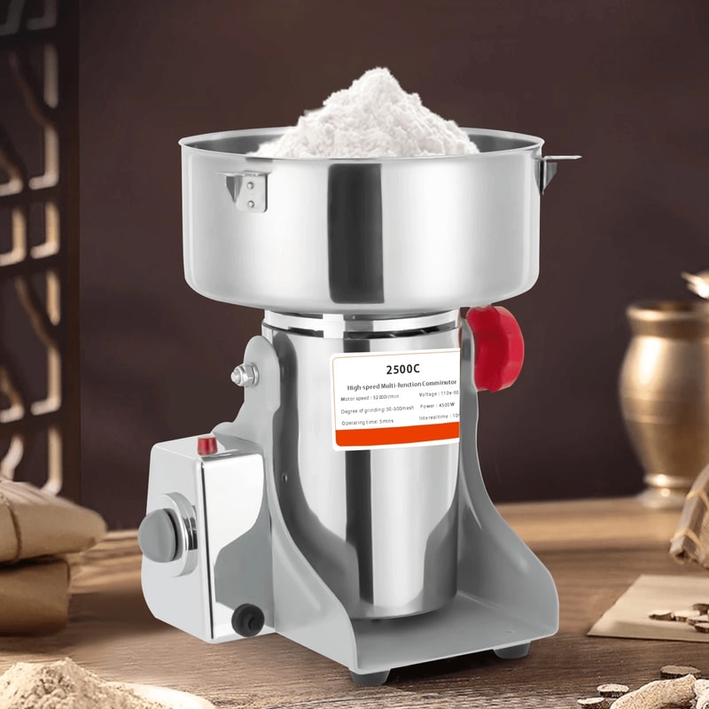 Commercial Spice Grinder Electric Grain Mill For Fast Dry Grinding 0