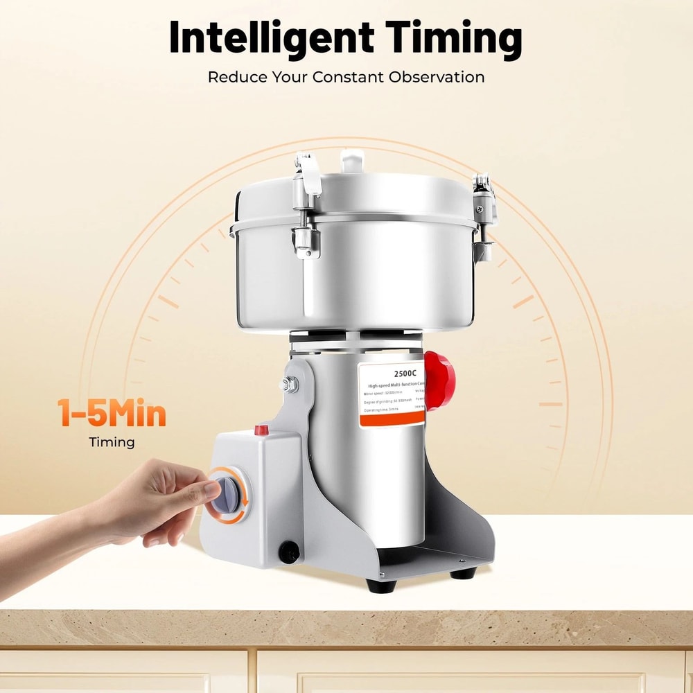 Commercial Spice Grinder Electric Grain Mill For Fast Dry Grinding 2