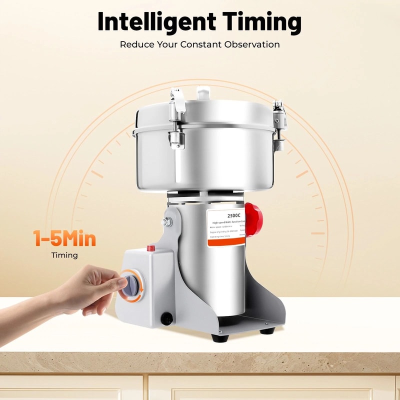 Commercial Spice Grinder Electric Grain Mill For Fast Dry Grinding 2
