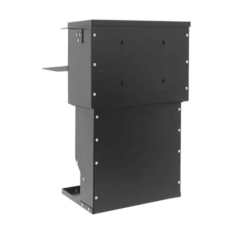 Weatherproof Hanging Deer Feeder With Lid Gravity Feed Box For Outdoor Wildlife Feeding 8