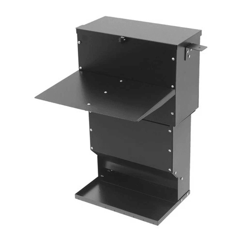 Weatherproof Hanging Deer Feeder With Lid Gravity Feed Box For Outdoor Wildlife Feeding 9