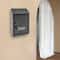 Modern Black Wall Mounted Locking Mailbox Waterproof Outdoor Drop Box 1