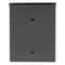 Modern Black Wall Mounted Locking Mailbox Waterproof Outdoor Drop Box 10
