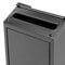 Modern Black Wall Mounted Locking Mailbox Waterproof Outdoor Drop Box 11