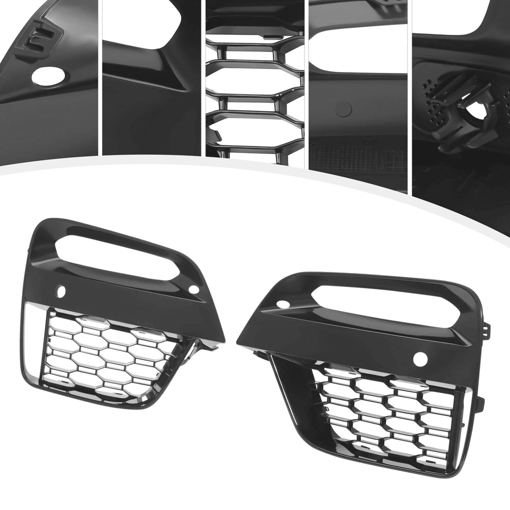 BMW Front Fog Light Frame Cover Grille Trim Set 1