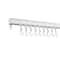 Adjustable Curtain Track Kit Wall Mount Rail For Room Dividers Curtains 16