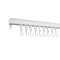 Adjustable Curtain Track Kit Wall Mount Rail For Room Dividers Curtains 16