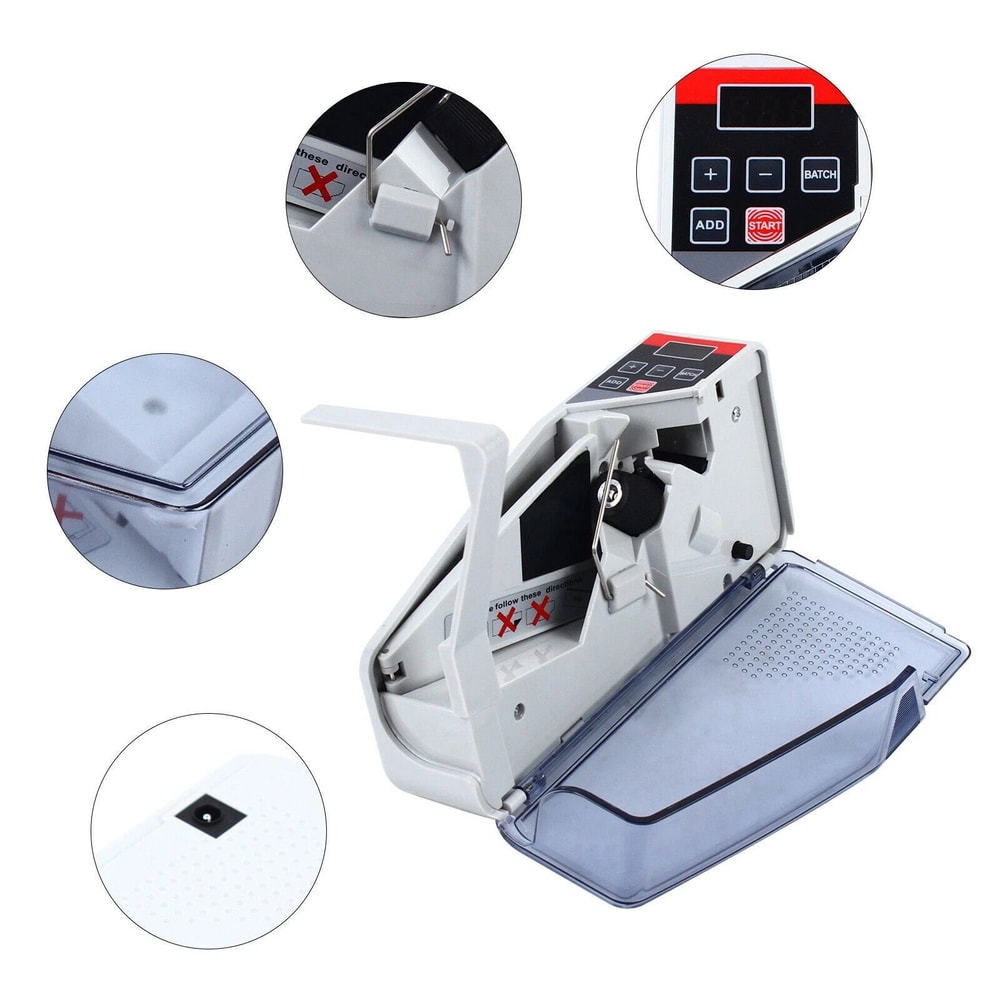 Professional Money Counter Machine With Counterfeit Detector Fast Reliable Cash Counting Device 1
