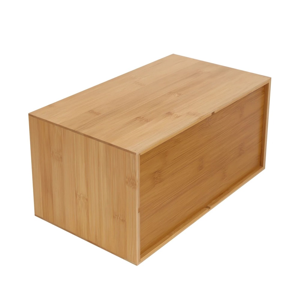 Bamboo Desk Organizer With Drawers For Desktop Storage 10