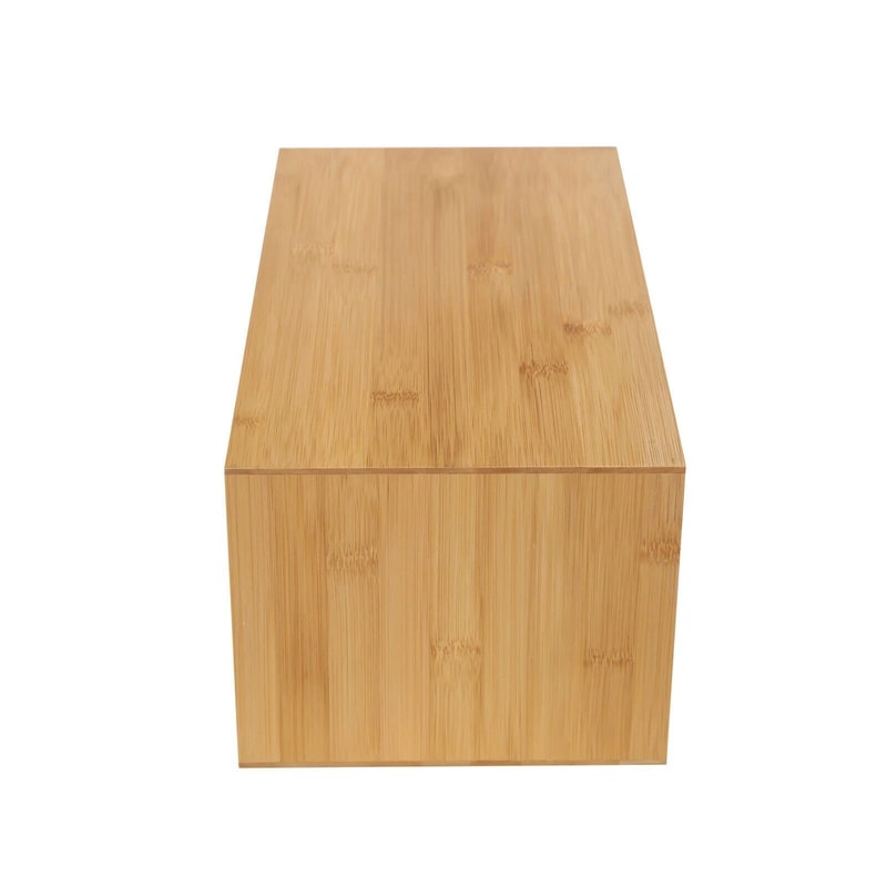 Bamboo Desk Organizer With Drawers For Desktop Storage 11
