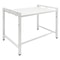 Extendable Microwave Oven Rack Adjustable White Countertop Stand 12