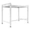 Extendable Microwave Oven Rack Adjustable White Countertop Stand 17