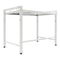 Extendable Microwave Oven Rack Adjustable White Countertop Stand 17