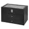 Slot Watch And Glasses Display Box With Glass Lid Tier Organizer 13