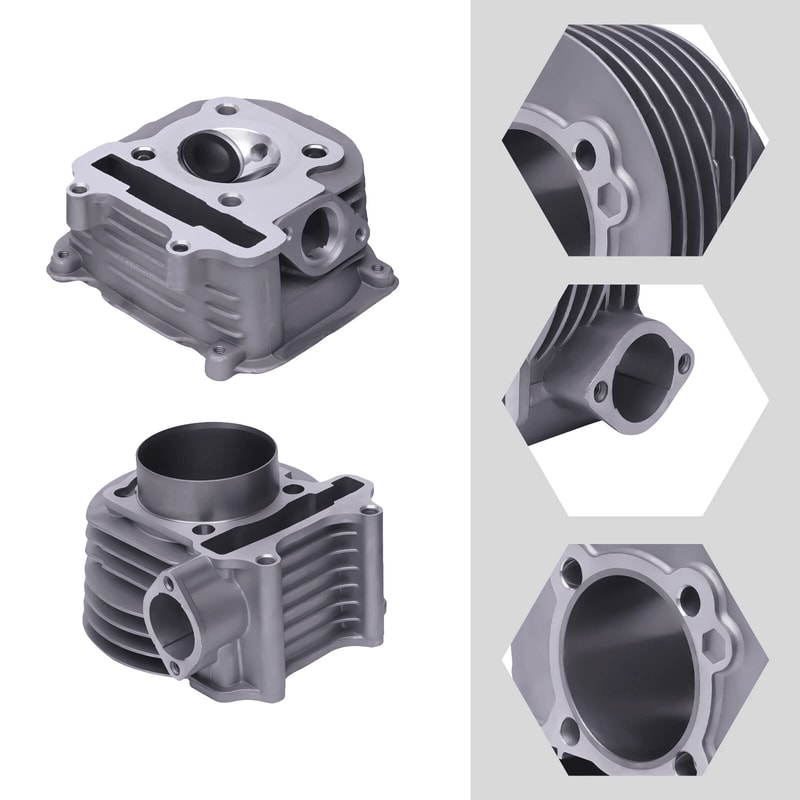 Big Bore Cylinder Piston Gasket Kit For Scooter ATV 6