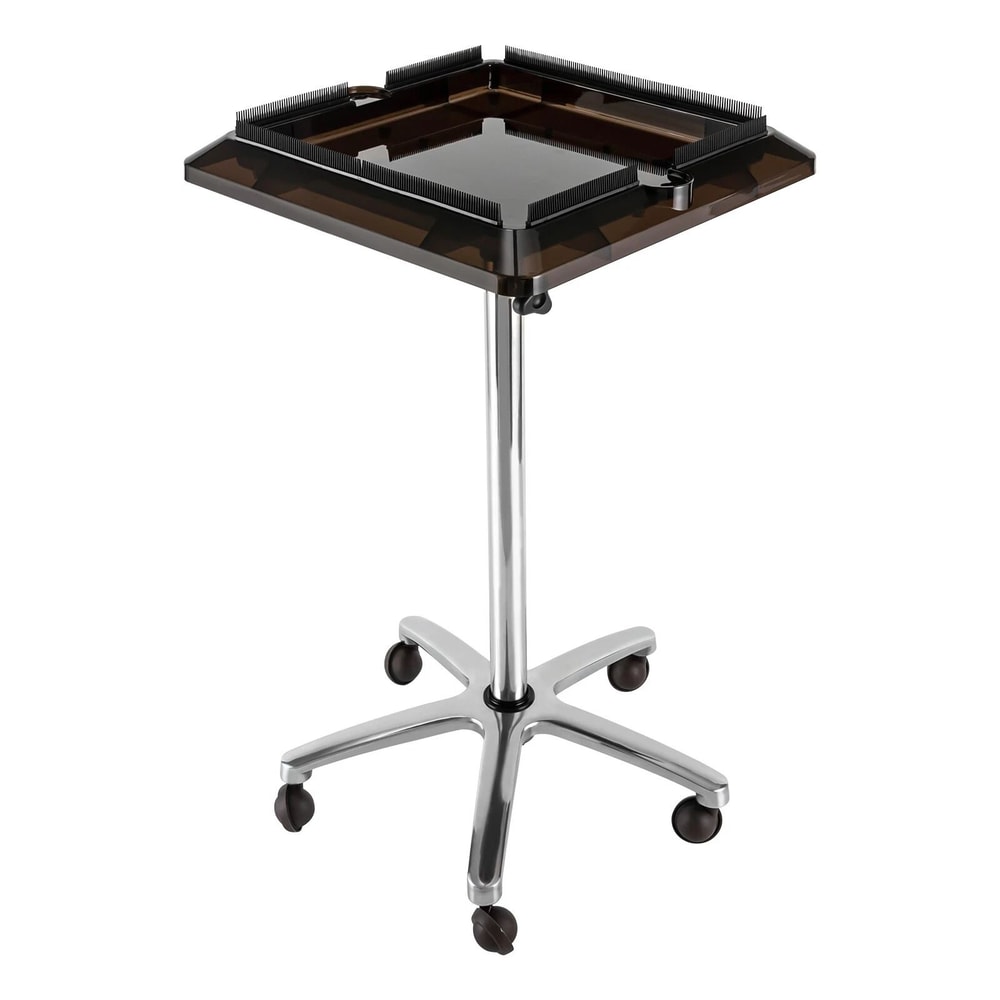 Rolling Salon Trolley Cart With Hair Extension Tray And Tool Storage 7