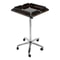 Rolling Salon Trolley Cart With Hair Extension Tray And Tool Storage 7